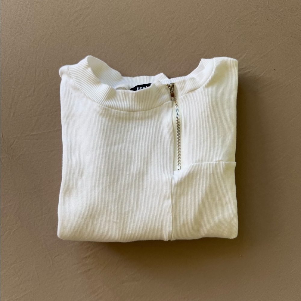 English Cotton Mixed Stitch Sweater